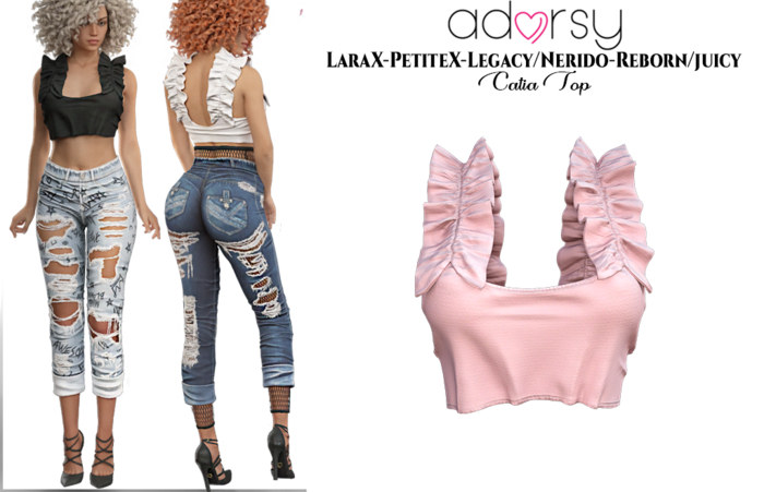 adorsy - Catia Top Soft Pink - LaraX/Legacy-Nerido/PetiteX/Reborn-Juicy