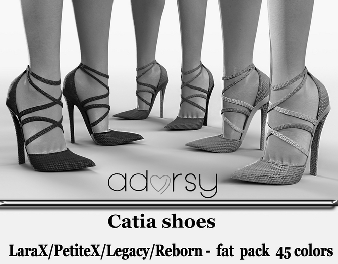 adorsy - Catia Shoes DEMO - LaraX/PetiteX/Legacy/Reborn
