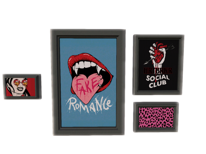 [Kres] Almost Famous - Fake Frames - Black