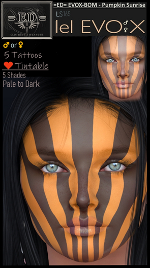 =ED= EVOX-BOM - PUMPKIN SUNRISE - [M or F]