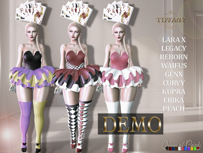 ::TD:: Queen of Cards [Mesh] Halloween DEMO + Lara X