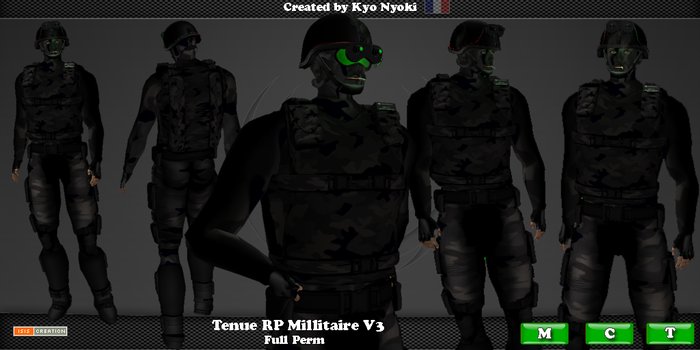 Tenu RP Millitaire V3 Full Perm