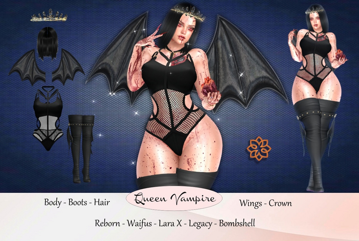 ::FOR YOU:: QUEEN VAMPIRE COSTUME