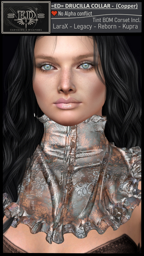 =ED= DRUCILLA COLLAR - (Copper) - [LX,Leg,Reb,Kup]