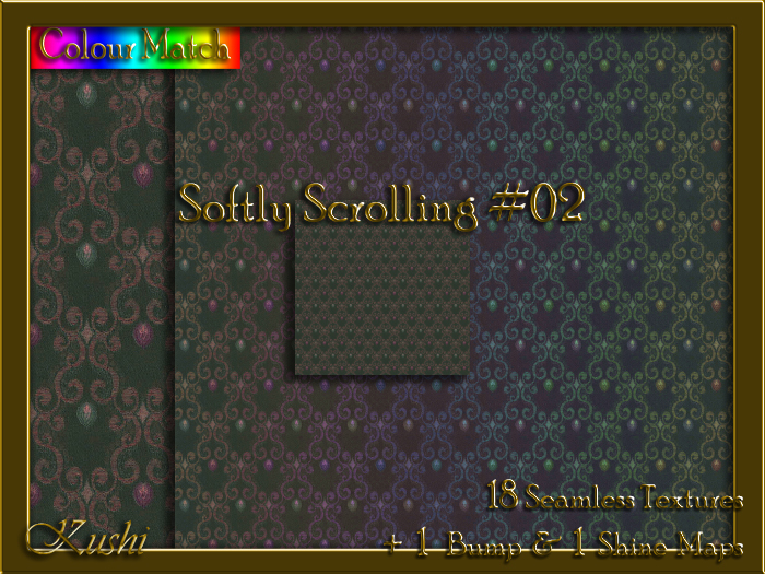 Softly Scrolling #02 Seamless Texture Pack