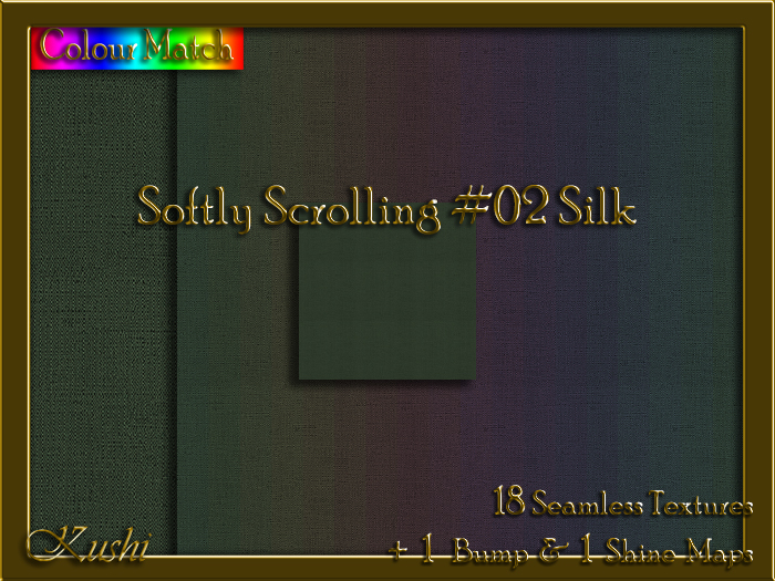 Second Life Marketplace - Softly Scrolling #02 Silk Solids Seamless ...