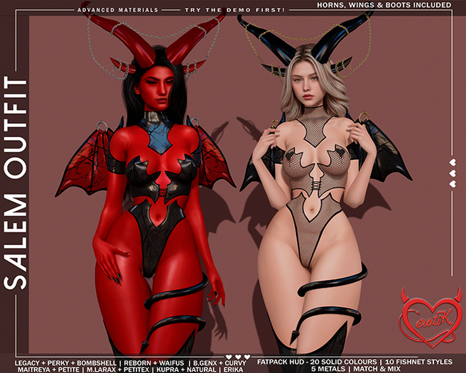 [erotiK] Salem Outfit FATPACK