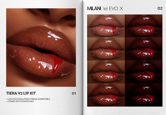 MILANI - "TIERA V2" LIP KIT / DEMO