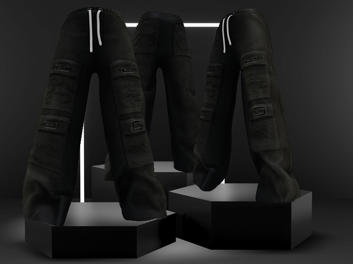 [Bappe]Rick Bela Pants BLK [Gianni,Legacy,Jake]