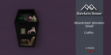 *HH* Bewitched Wooden Shelf Coffin