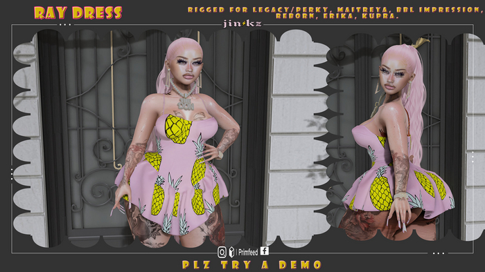 [JINKZ] Ray Dress Red