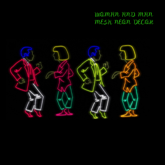 WOMAN AND MAN NEON MESH