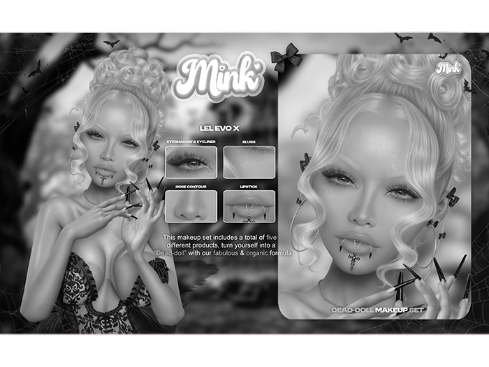 Mink: Dead-Doll Makeup Set DEMO