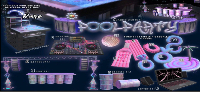 15.[Since1975] Rooftop Pool - Disco Ball