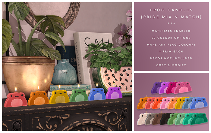 [F] Frog Pride Candles