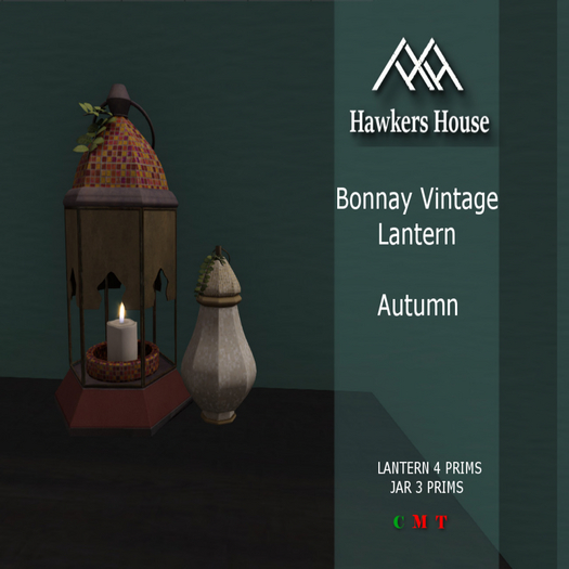 *HH* Bonnay Vintage Lantern Autumn