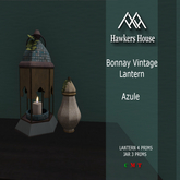 *HH* Bonnay Vintage Lantern Azule