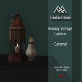 *HH* Bonnay Vintage Lantern Caramel