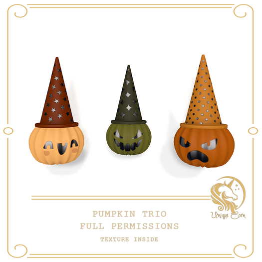 Full Perm Pumpkin Trio