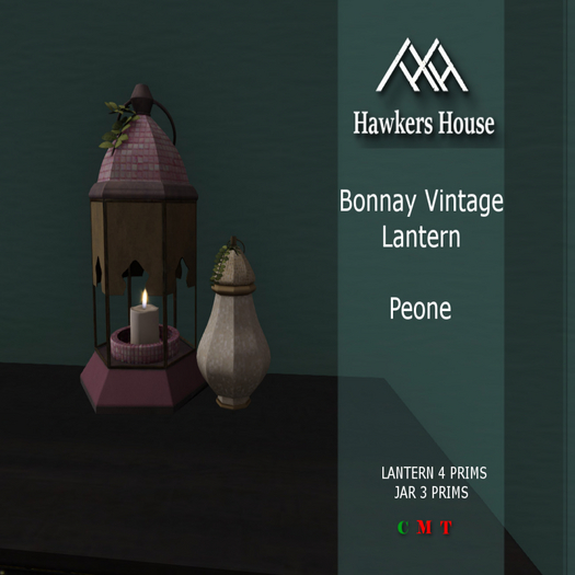 *HH* Bonnay Vintage Lantern Peone