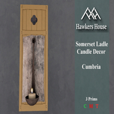 *HH* Somerset Ladle Candle Decor Cumbria