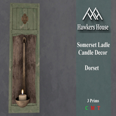 *HH* Somerset Ladle Candle Decor Dorset