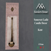*HH* Somerset Ladle Candle Decor Kent