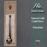 *HH* Somerset Ladle Candle Decor Oxfordshire