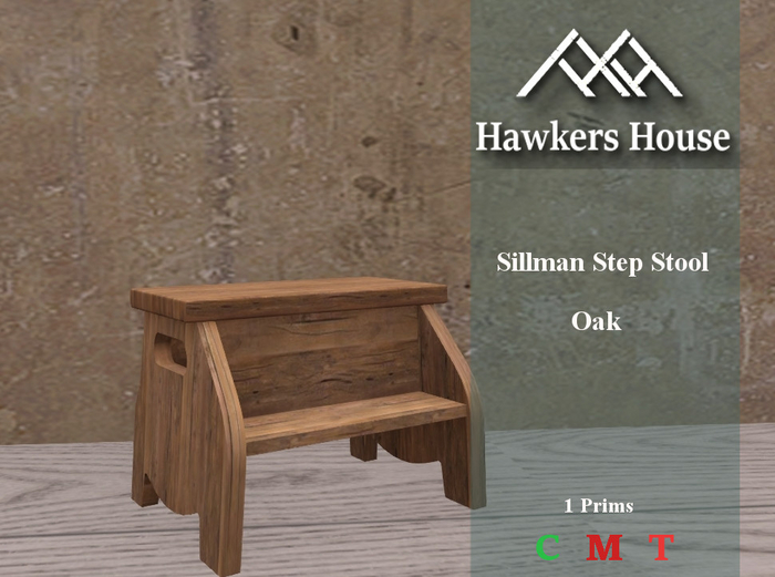 *HH* Sillman Step Stool Oak