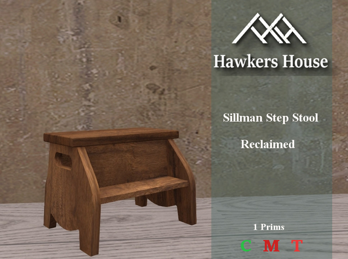 *HH* Sillman Step Stool Reclaimed