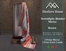 *HH* Serendipity Blanket Mirror Brown