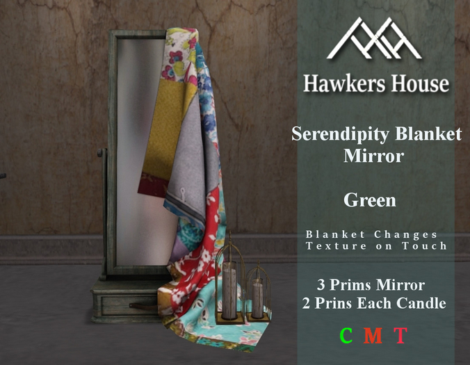 *HH* Serendipity Blanket Mirror Green