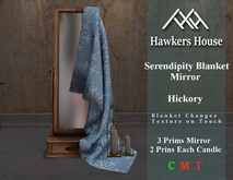 *HH* Serendipity Blanket Mirror Hickery