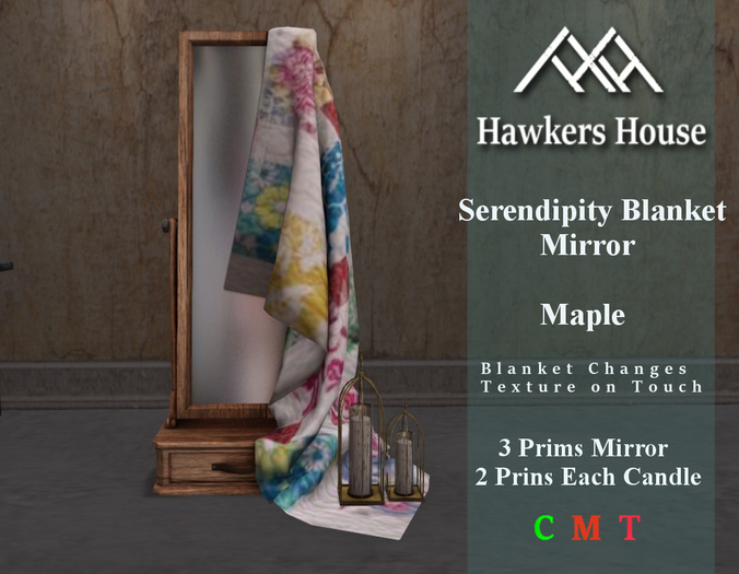 *HH* Serendipity Blanket Mirror Maple