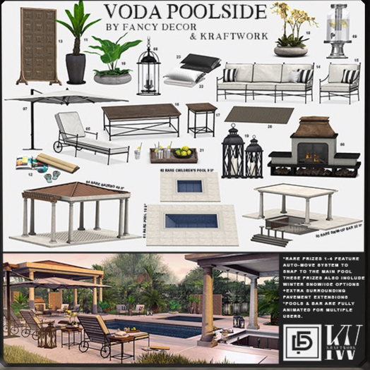 16. Fancy Decor + KraftWork Voda CoffeeTable