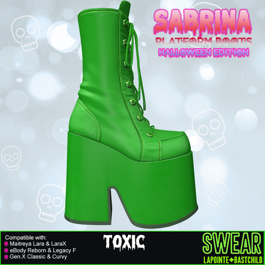 Platform Boots - Sabrina TOXIC