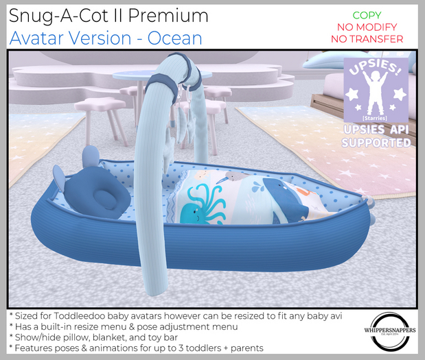 ! Whippersnappers ! - Snug-a-Cot II Ocean 
