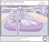 ! Whippersnappers ! - Snug-a-Cot II Unicorn