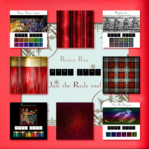 ~Mani Pedi~ Bento Box - Just the Redz too! GenX HUD