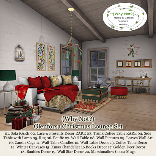 DD Evan's Winter Cottage Full Set