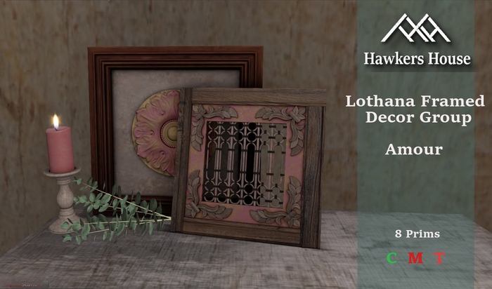 *HH* Lotharia Frame Decor Group Amour