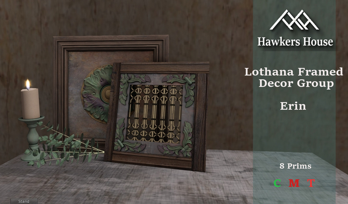 *HH* Lotharia Frame Decor Group Erin