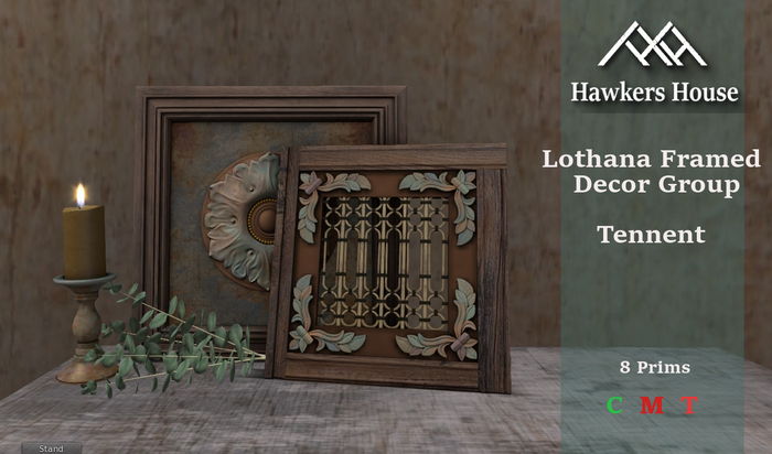 *HH* Lotharia Frame Decor Group Tennent