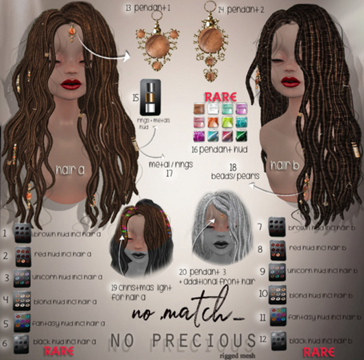 no match  NO PRECIOUS - Full Set