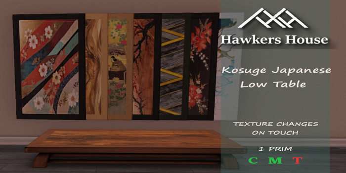 *HH* Kosuge Japanese Low Table