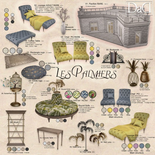 DaD- Les Palmiers - Complete Set
