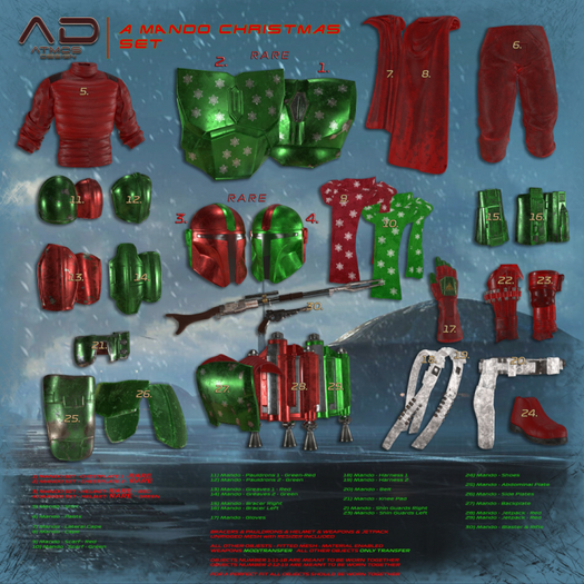 [AD] -  Mando Christmas  MAITREYA - Full set