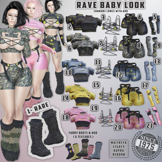 .[Since1975] RaveBaby LEGACY  Complete Set
