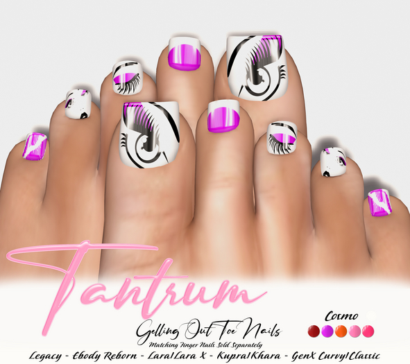 Tantrum - GG Toenails - Cosmo