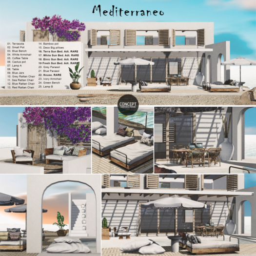 CONCEPT} - MEDITERRANEO - FULL SET